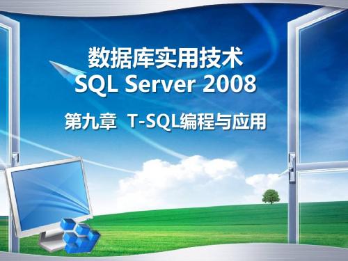 第九章_T-SQL编程与应用2