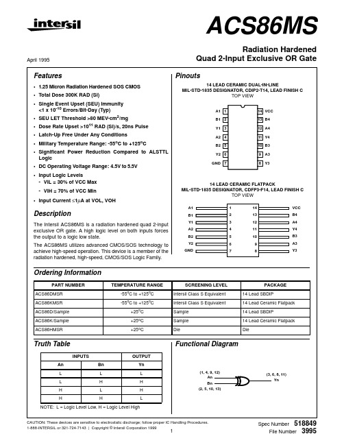 ACS86MS中文资料