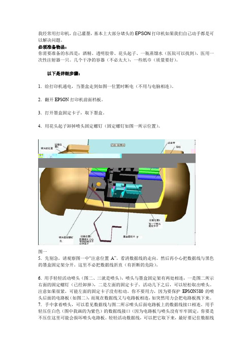 喷墨打印机堵头详图解!