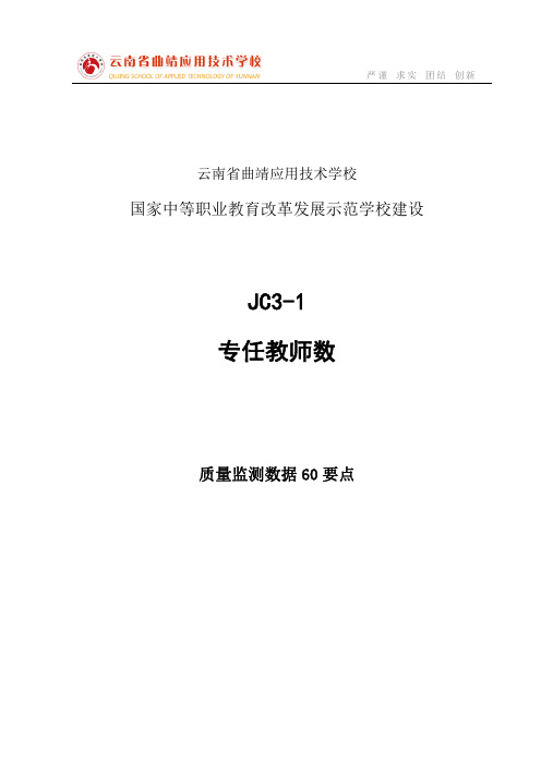 JC3-1  专任教师数