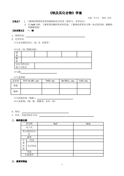 3.2 钠及其化合物