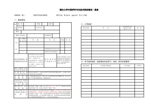 拟晋升专业技术职务：晋升方式：自然晋升、破格晋升、转