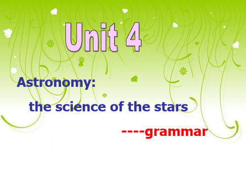 人教高中英语必修3Unit4grammar(共30张PPT)