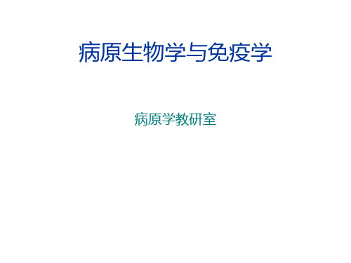 病原生物学概述及病毒总论