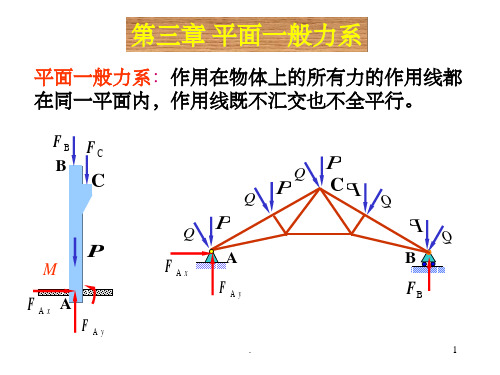 平面一般力系