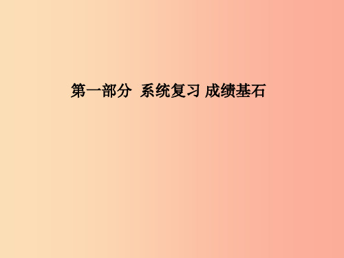 河北专版2019中考化学总复习第一部分系统复习成绩基石主题十化学用语课件新人教版