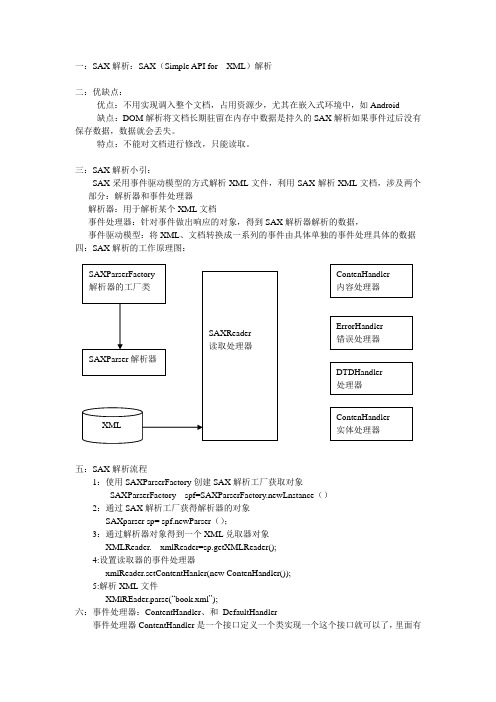 SAX解析