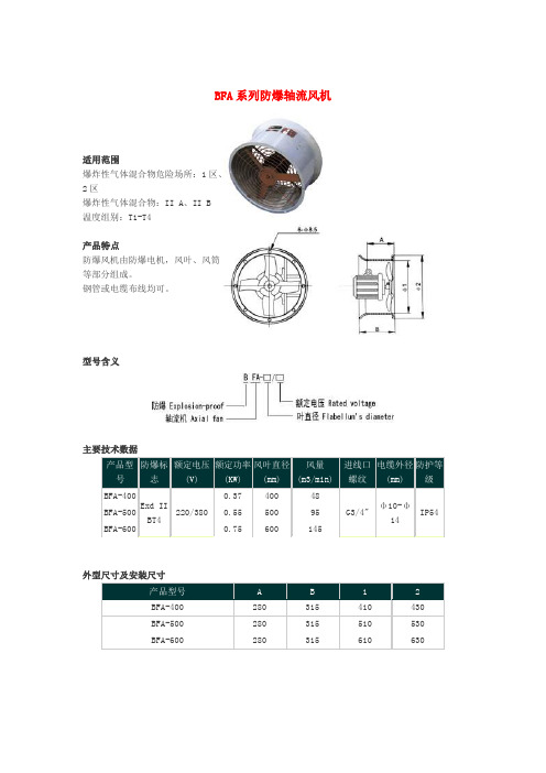 防爆风机