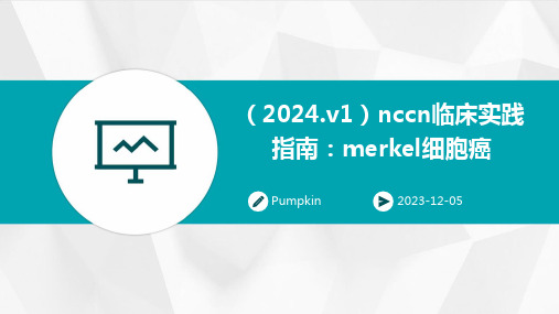 (2024.v1)NCCN临床实践指南：merkel细胞癌