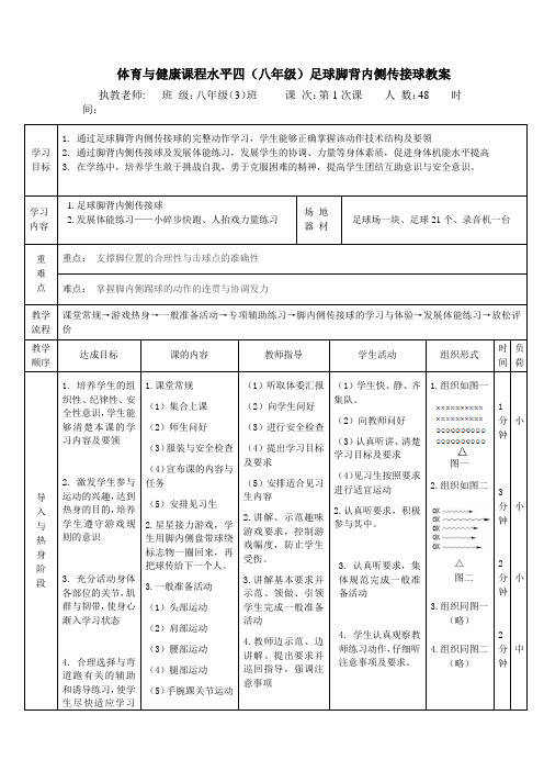 足球-脚背内侧传接球