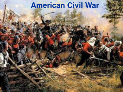 American Civil War美国内战英文简介