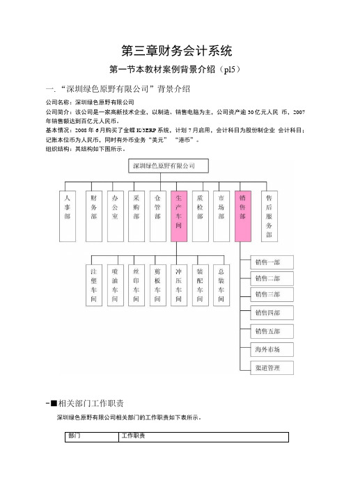 【精品】金蝶K3标准财务培训材料.doc