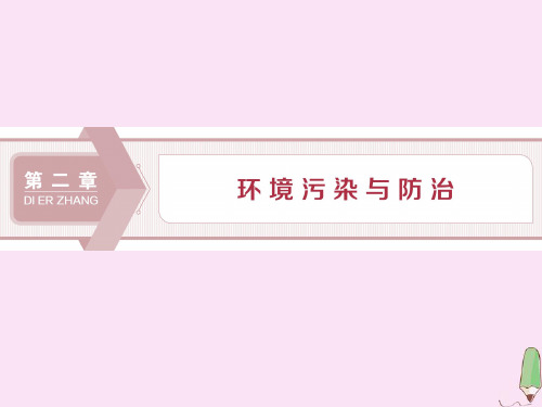 2019_2020学年高中地理第二章环境污染与防治第一节水污染及其成因课件新人教版选修6