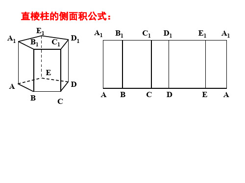 棱柱的面积和体积(2019年11月)