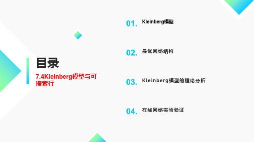 Kleinberg模型 复杂网络