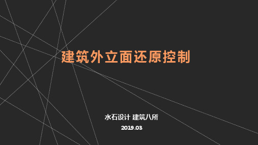 2019.03.22 建筑外立面还原控制 水石国际建筑八所