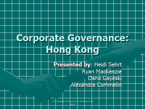 Corporate Governance Hong Kong - New York University公司治理香港-纽约大学