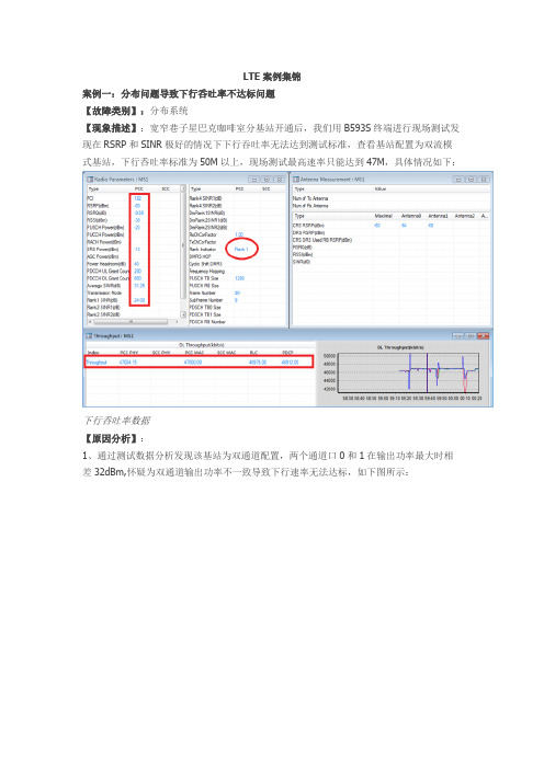 LTE案例总结