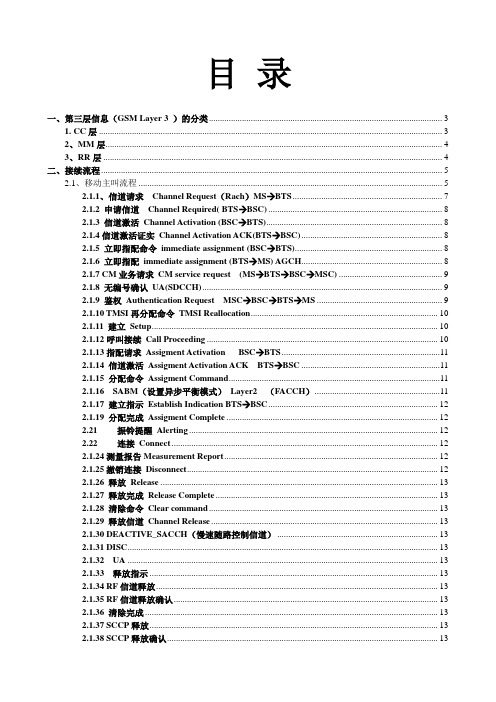 GSM路测信令详细解读和Cause原因