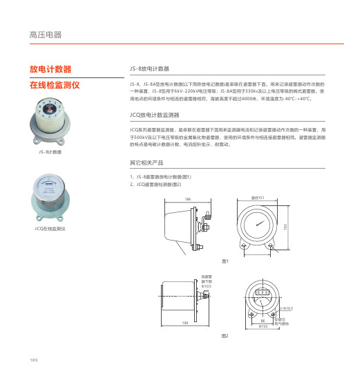 人民电器 放电计数器在线检监测仪 产品说明书