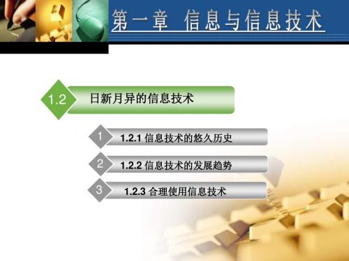 第二讲 日新月异的信息技术