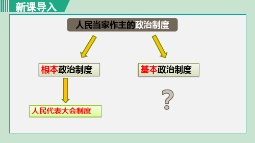 道德与法治八年级下册 基本政治制度 课件