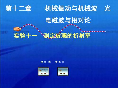 步步高·2015高三物理总复习【配套课件】：第12章 机械振动 机械波 光 电磁波 相对论简介   实验十一