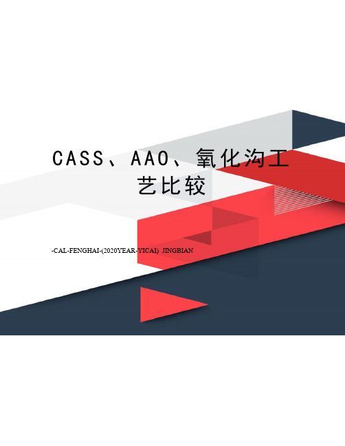 CASS、AAO、氧化沟工艺比较