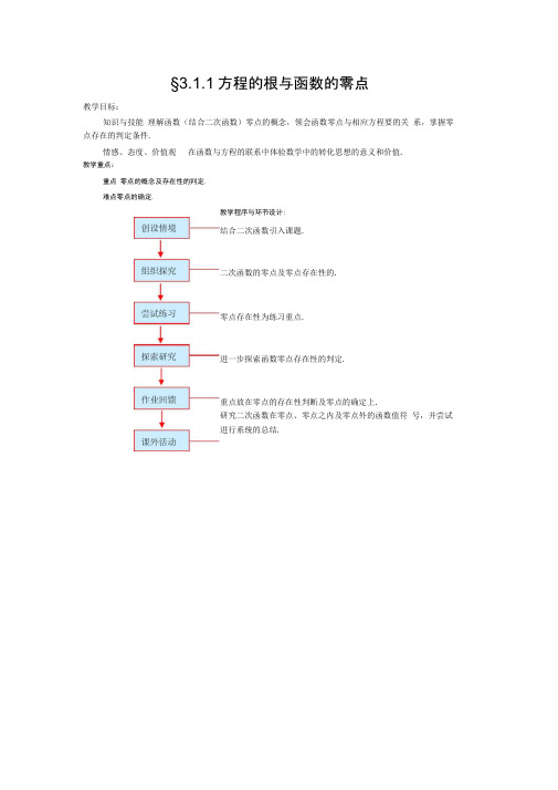 方程的根与函数的零点(1)