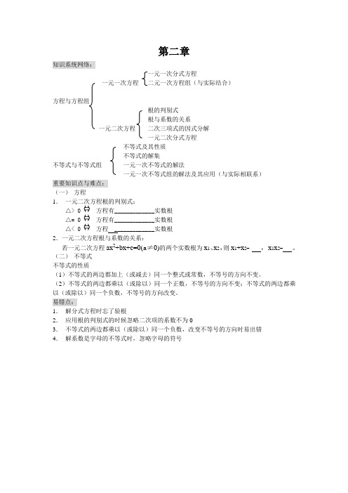 第二章方程与不等式