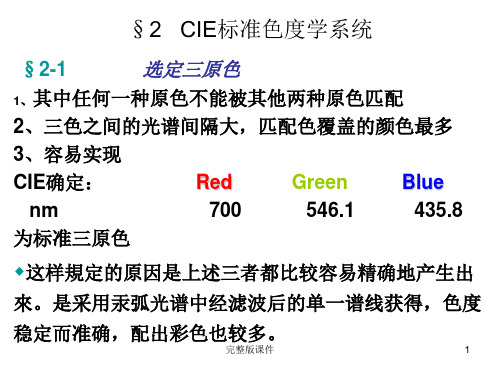 光度学与色度学ppt课件