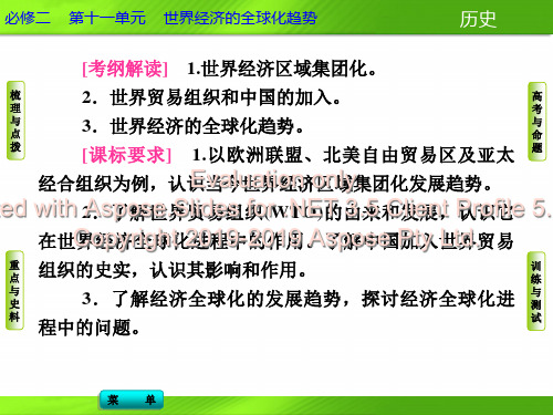 高考历史一轮复习必修二第十一单元48页PPT