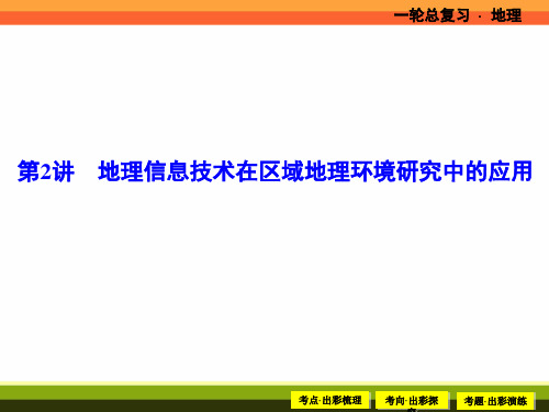 《高优设计》人教版2018年高考地理一轮复习课件:14-2 地理信息技术在区域地理环境研究中的应用