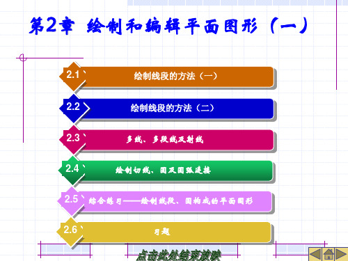 边做边学AutoCAD 2014建筑制图立体化教程第2章  绘制和编辑平面图形(一)