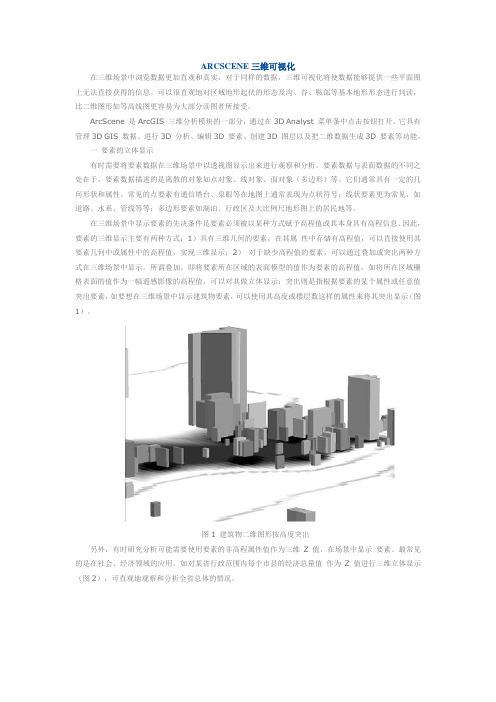 ARCSCENE三维可视化