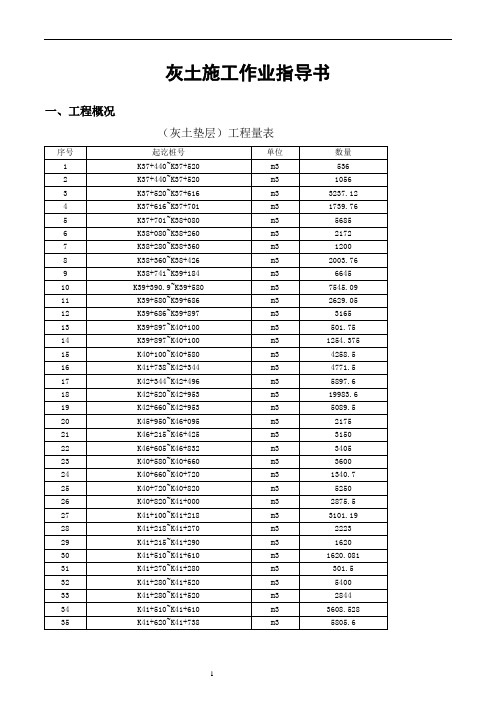 灰土施工作业指导书