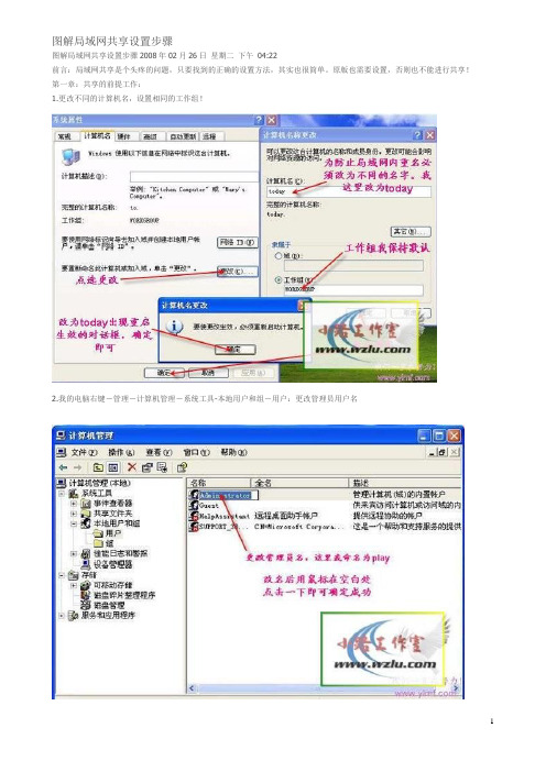 局域网共享图解