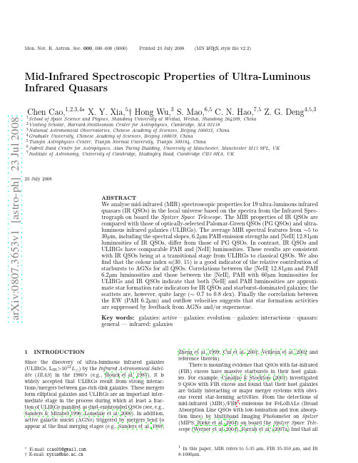 Mid-Infrared Spectroscopic Properties of Ultra-Luminous Infrared Quasars