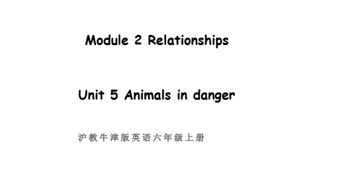 牛津上海版三起英语六年级上册Module 2 Relationships Unit 5 第二课时课件