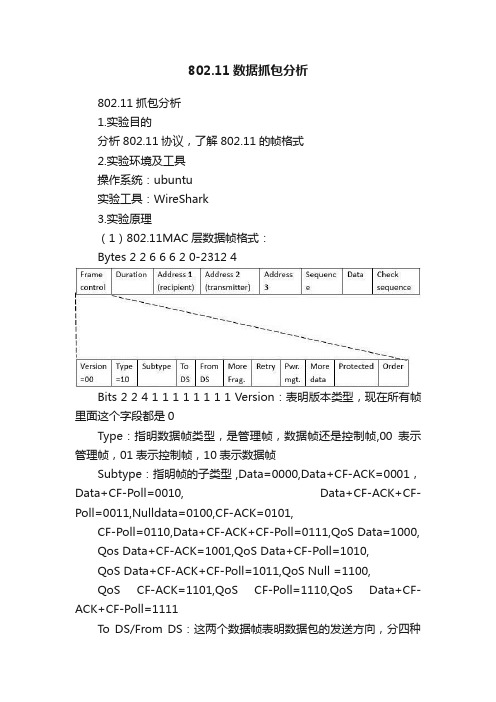 802.11数据抓包分析