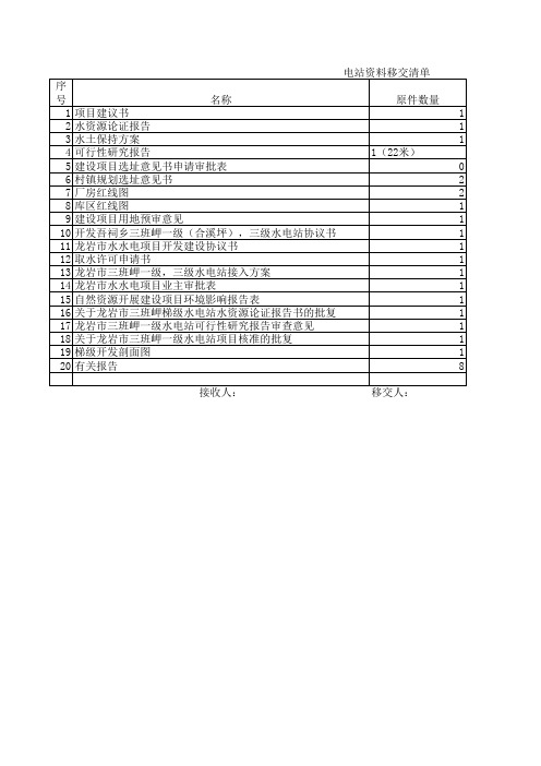 光伏电站施工资料