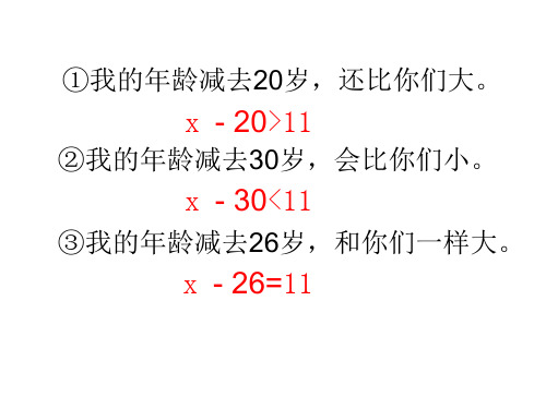 认识方程ppt课件