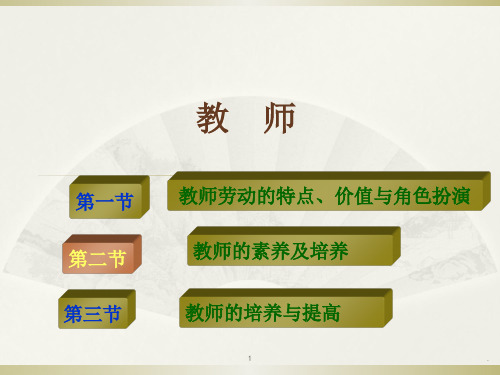 教师教育学ppt课件