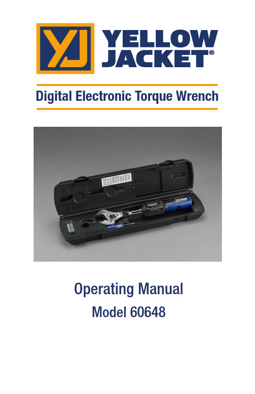 Operating Manual Model 60648 Digital Electronic To