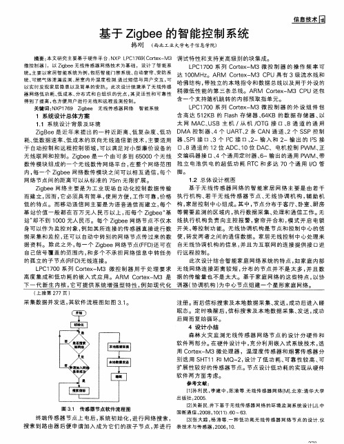 基于Zigbee的智能控制系统