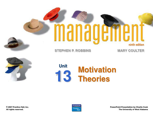 Unit 13 Motivation Theories