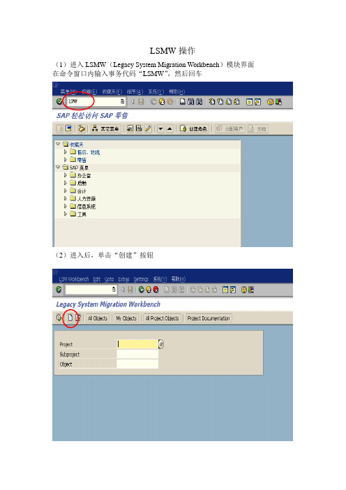 LSMW操作指南