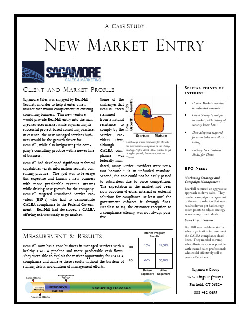 CaseStudy--new market entry