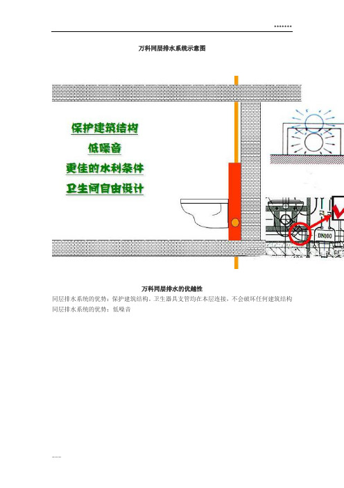 同层排水系统示意图