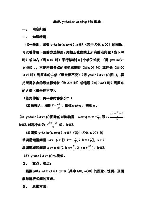 2013届高考数学三角函数的图象2